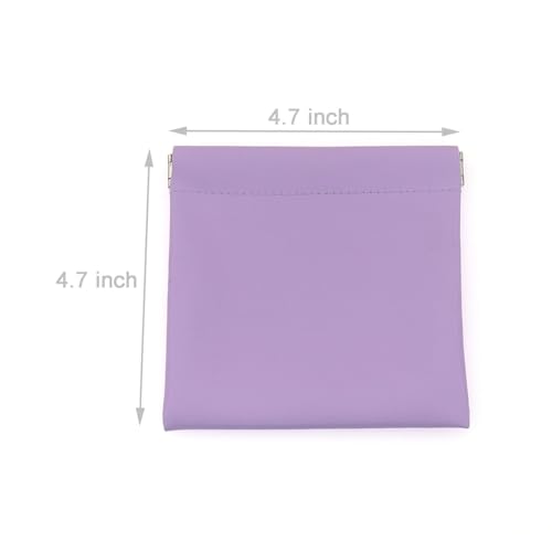 Bolsa para dados Mahjong 4.7x4.7 pulgadas color púrpura miniatura 2