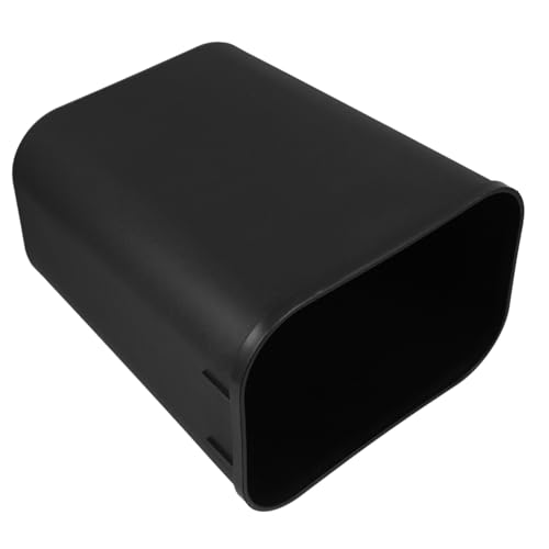 Ciieeo Bidone Immondizia Rettangolare in Plastica Nera Contenitore Resistente per Cucina Camera e Ufficio Capacità per Rifiuti Domestici