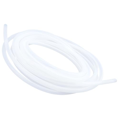 iMeistek 12 mm Innendurchmesser x 16 mm Außendurchmesser Silikonschlauch(4,5 m) Transparent,Flexibler Silikonschlauch Lebensmittelecht Luft-Wasser-Schlauch für Pumpen und Aquarien