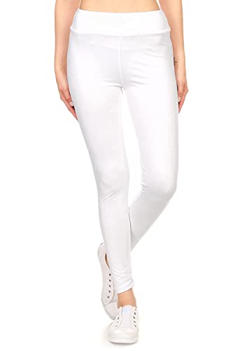 Image of Leggings Depot High Waisted Leggings for Women Buttery Smooth & Soft Women's Solid Yoga - Reg, Plus, 1X3X, 3X5X