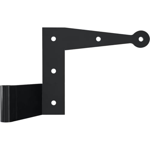 SteelTek L-Hinge with 2 1/4" Offset Shutter Kit, for Heights 60"-80" (Includes 4 L-Hinges, 4 Flat Hinges, 8 Pintels on Plate, 1 Pair S-Holdbacks w/Lag Bolt Shutter Support) by Ekena Millwork - Image 2