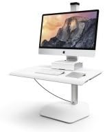 Innovative WNST-1-FS-L-BLK-124 Single Monitor Workstation