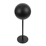 Veemoon Soporte de Casco para Moto de Aleación de Aluminio Negro Exhibidor de Casco y Gorra de Escritorio Estante Práctico y Decorativo para Almacenamiento Doméstico