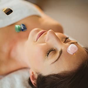 Pietre naturali per chakra di cristallo curativo