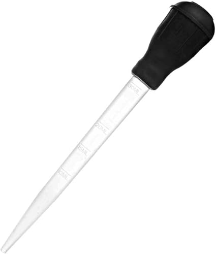 SGJECH Bratensaftspritze, 28cm Große Pipette mit Skala, Hitzebeständiger Küchenzubehör für BBQ,...