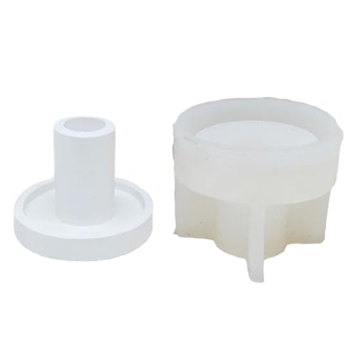 Qsvbeeqj Portavelas redondas formas tealight formas básicas para manualidades portavelas candelita decoraciones de yeso