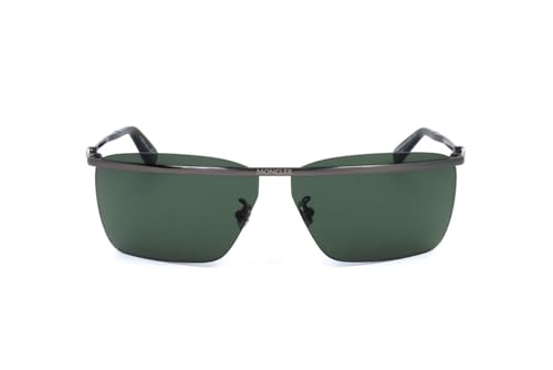 Image of Moncler Sunglasses ML 0257 Niveler 12N Silver, Green /