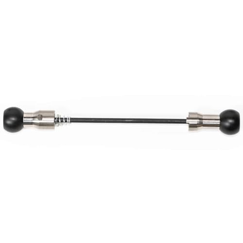 Burley Brocheta COHO de 5 mm (130 135 mm), Negro/Plateado