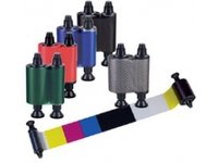 Evolis Colour Ribbon (KO), Black Black and Overlay, 754434, 534-331 (Black and Overlay up to 600 Cards)