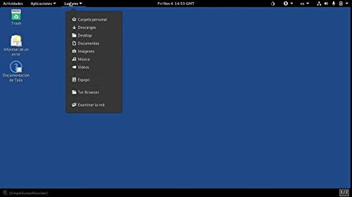 wishfulfil Tails 6 GNOME 64 Bit Live Bootable Installation DVD - Image 6