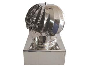 1 PZ fumaiolo testa radiante girevole quadro - cm.47x47 in lamiera zincata NextradeItalia Mod.FERX.FEREAIILI