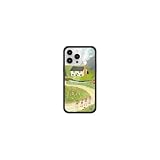 Wildflower Cases - Compatible with iPhone 14 Pro Max | Protective Black Bumper, 6.5ft Drop Test Certified, Women Owned Small Business | Cottage Nature Green Dainty Trendy Cute | Collab - Nara Smith