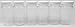 (Pack of 6) 8 Oz. Crystal Clear Plastic PET Round Wide-Mouth Jars with White Caps