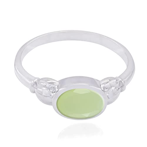 Bague de forme ovale en argent sterling 925 House of Rings, l'élégance stylée de vos rendez-vous