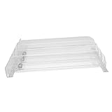 TIDTALEO 3Stücke Teiliges Regal Pusher aus Kunststoff Automatischer Getränke und Snack Organizer für Supermärkte und Geschäfte Langer Gleitschieber für Flaschen und Dosen