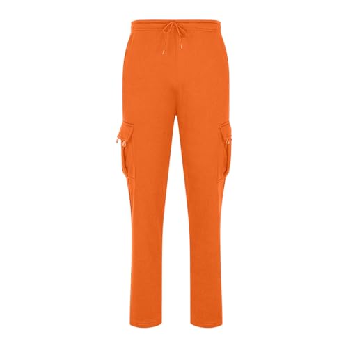 Cargo Sweatpants for Men Big and Tall Loose Fit Casual Workout Running Pants Drawstring Joggers Wide Leg Cargos3