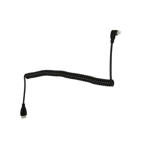 Câble Micro USB Coude Gauche Étirable pour Fixation Caméra