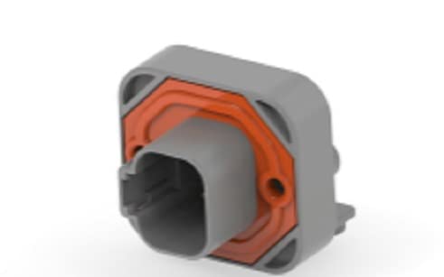 Connecteur série DT13 femelle 4 voies anti-vibration pour circuit imprimé 90° G003
