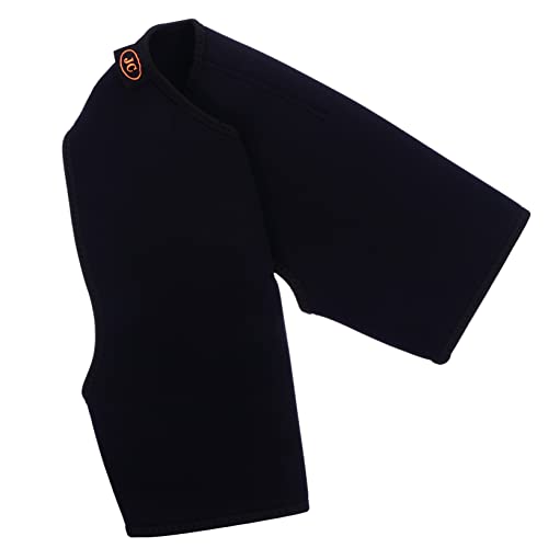 minkissy Warm Shoulder Strap Shoulder Immobilizer Shoulder Brace Warm Keeping Shoulder Pad Shoulder Strap Support Shoulder Stability Brace Shoulder Pads for Men Retainer Holder Black Fabric