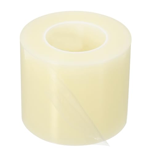Image of PATIKIL Removable Protective Film Tape, 5 Inch x 656 ft PE Surface Protective Scratch Film Tape Roll for Furniture Electrical Appliances Plastic Hardware High Stickiness Clear