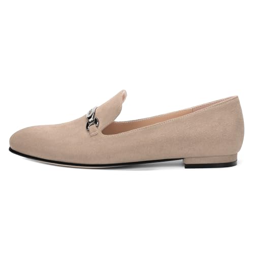 Image of Women's Loafers, Slip On Round Toe Comfortable Flats for Women Dressy and Work, Womens Business Casual Shoes