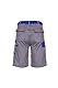 Planam 2373060 Highline Shorts, Zink/Kornblau/Rot, Größe XXL