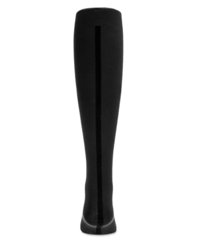 MeMoi Girls' Flocked Back Seam Opaque Tights2