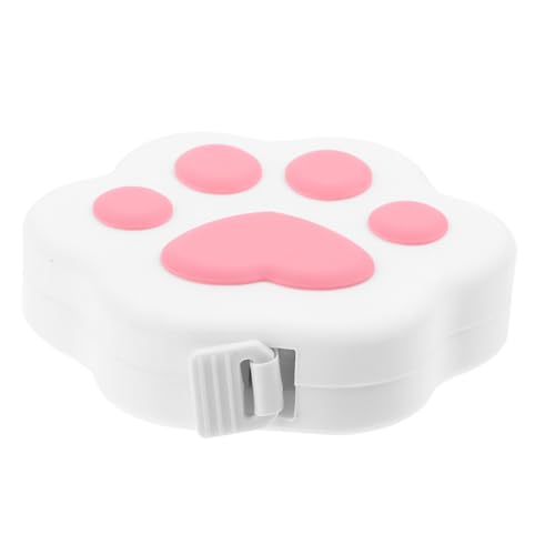 EPIGEIST Cinta Métrica Retráctil Portátil con Diseño de Pata de Gato Ligera y Duradera para Medir Cintura y Costura para Uso Casa y Oficina