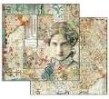 Stamperia Double-sided Paper Pad 12"x12" 10/pkg-time Is An Illusion, 10