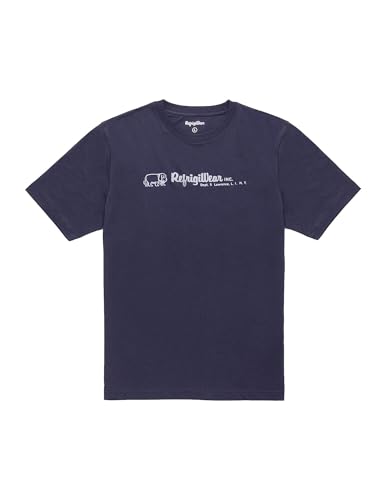 T-Shirt RefrigiWear homme bleu anti-déformation en coton col rond 23perm0t30600je910