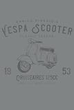 scooter originali  Vintage Piaggio Scooter 1953 125cc Original Design: Sudoku Puzzles Easy to Hard 6X9inch_120Page