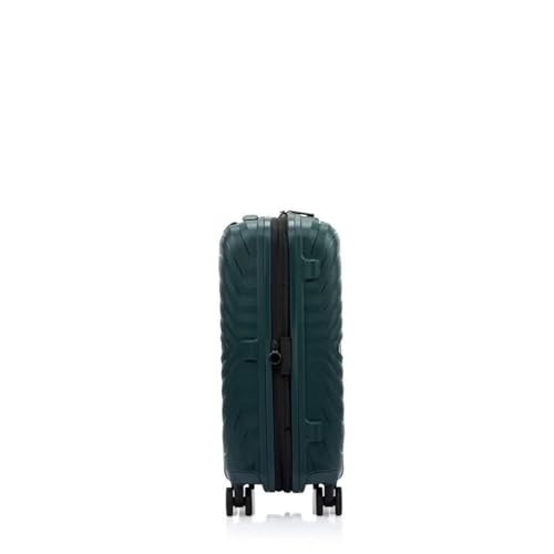Image of Samsonite Octolite Neo Expandable 55 Cms Small Cabin Polypropylene Hard Sided 8 Wheel Spinner Luggage /Suitcase /Trolley Bag (Green)-10 Year Global Warranty