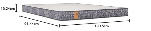 Image of Springwel Easy Truelove Pro 6 inch Pocket Spring Mattress | Medium Soft |Romance Mattress Ticking | Couple's Choice Small Single Size Mattress | Anti Skid Bottom Fabric (Size- 75x36x6 inches)