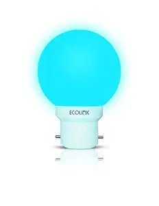 EcoLink 0.5W Base B22 NeoGlow LED Bulb (Blue,Pack of 4)