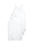 POLO RALPH LAUREN Slim Fit w/Wicking 3-Pack Tank Undershirts White LG