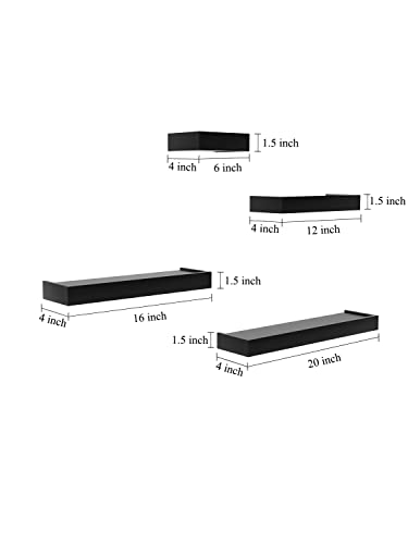 Image of Home Sparkle DIY Cubic Wall Shelves (Black)