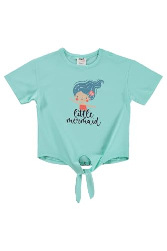 Civil Baby Little Mermaid Baskılı Bağlamalı Body, Mint, 18-24 Ay