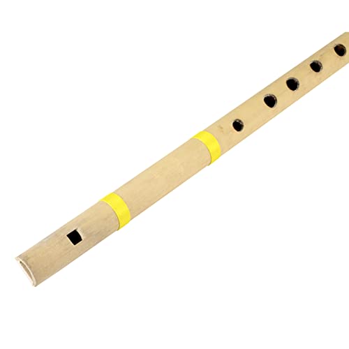 The Great Indian Bazaar FLUTE8 13 Inch Authentic Indian Wooden Bamboo Flute In 'C' Key Fipple Woodwind Musical Instrument Recorder Traditional Bansuri Handcrafted Folk Instrument thumb #2