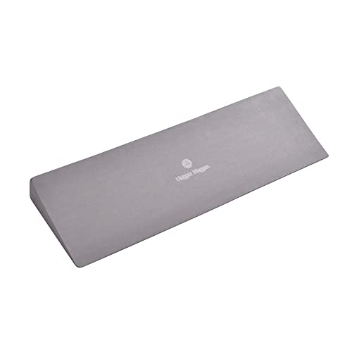 Hugger Mugger Yoga Wedge - Gray - Gentle Lift for Sensitive Wrists, Durable and Stable, Supports Joints, Great for Downward Dog