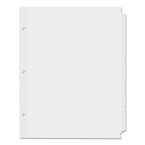 Index à anneaux Ltr 5 tab intercalaire intercalaires de tri