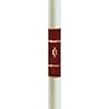 CB Church Supply Will & Baumer Hand Crafted Christus Rex Beeswax Paschal Candle with Nails, No 11 Special, Red & Gold #1