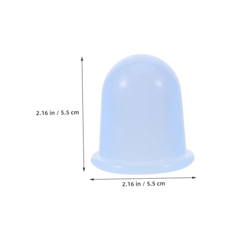 4 tazas de ventosa de silicona para masaje corporal y facial, tazas de vacío para músculos y articulaciones, para uso personal miniatura 2