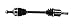 GSP NCV47522 CV Axle Shaft Assembly - Left Front (Driver Side)