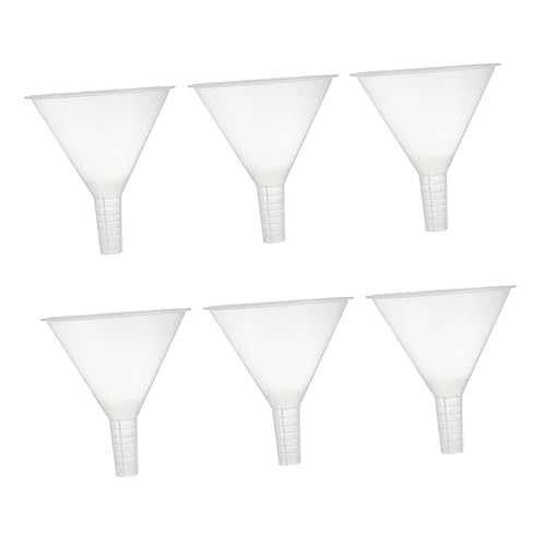 HOLIDYOYO Experimental Funnel Set of 6 Small Funnel for Liquid Transfer Labware and Art Projects