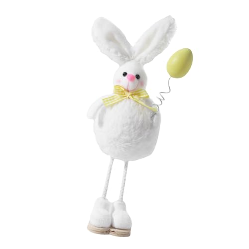 yanwuwa S Bunnies - Figura de felpa de tela suave para colgar para decoración del hogar, estante de fiesta, accesorio de exhibición de mesa