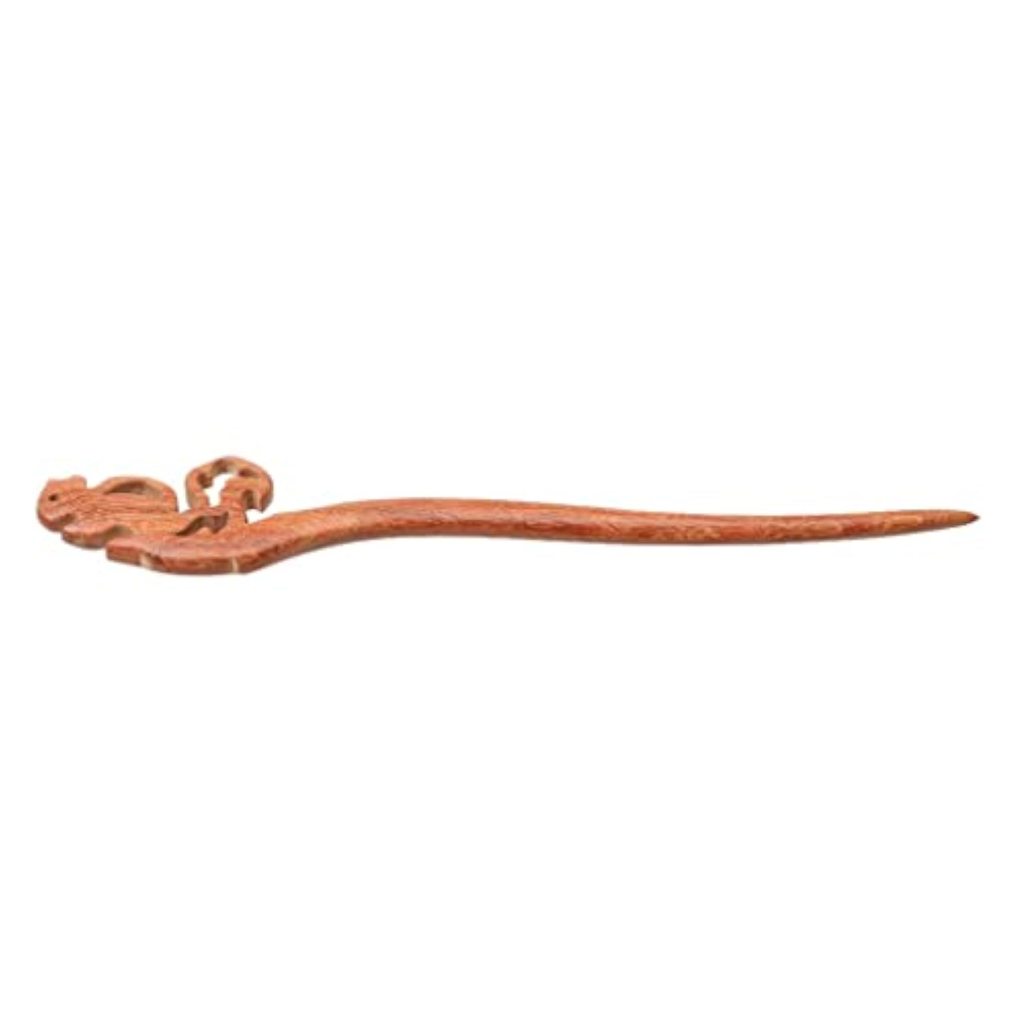 Retro Simple Squirrel Wooden Hair Stick Pin