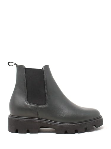 Bottines femme cuir vert militaire pour marcher sans douleur en taille 40