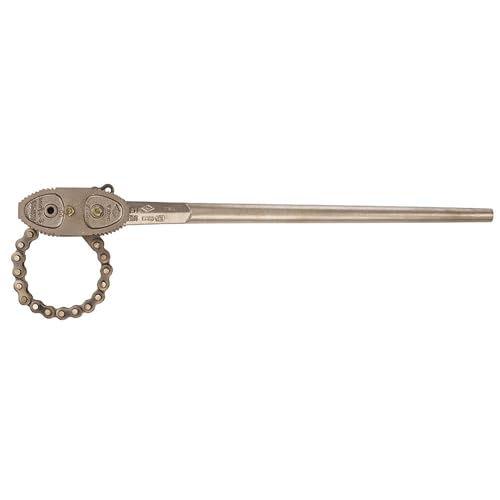 Ampco Safety Tools W-61 Wrench, Chain Pipe, Non-Sparking, Non-Magnetic, Corrosion Resistant, 2-1/2