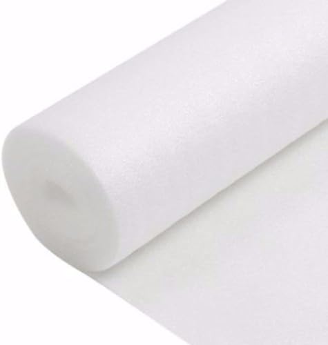 Sous-couche en mousse blanche pour stratifié et parquet véritable 10 m² – Sous-couche en mousse de 2 mm – Facile à installer KK