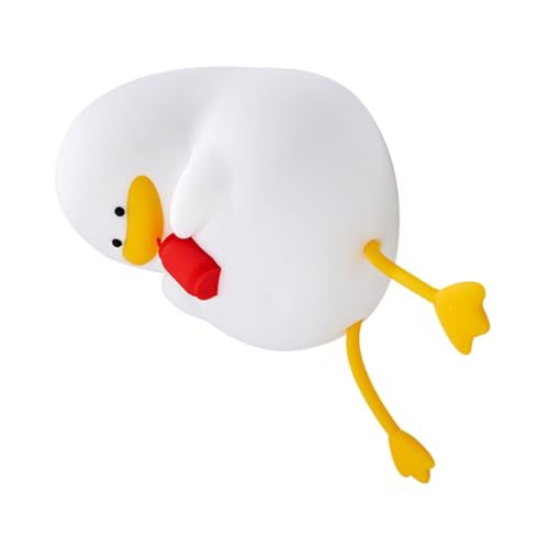 Lámpara de Mesa de Noche Silicona Pato Táctil Recargable miniatura 1